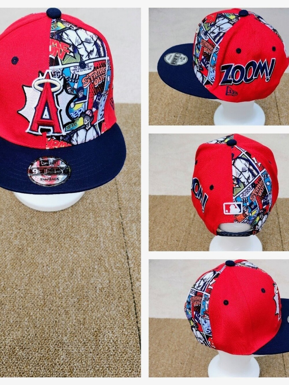 ANAHEIM ANGELS MLB BASEBALL SNAPBACK HAT.